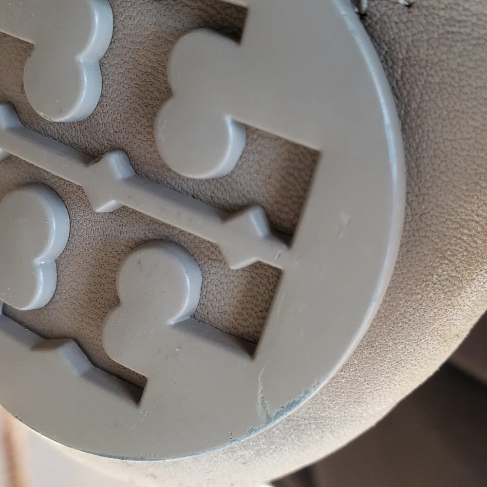 Tory Burch Minnie leather neutral flats 6
